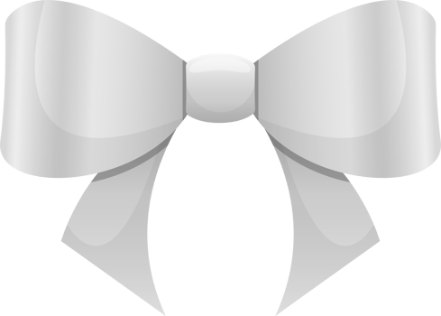 Tied bow clipart design illustration png