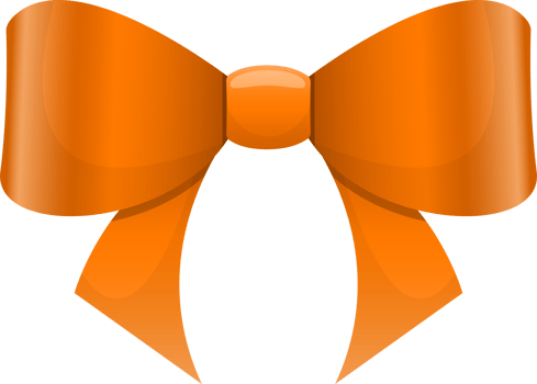 Tied bow clipart design illustration png