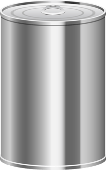 Tin can clipart design illustration png