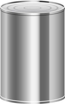 Tin can clipart design illustration png