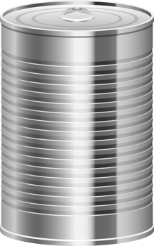 Tin can clipart design illustration png