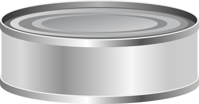 Tin can clipart design illustration png