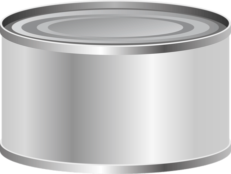 Tin can clipart design illustration png