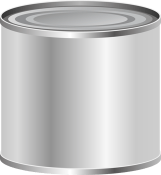 Tin can clipart design illustration png