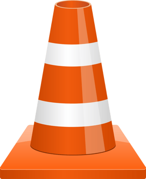 Under construction zone clipart design illustration png