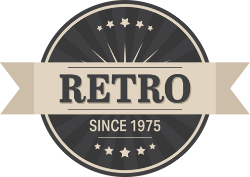 Vintage labels clipart design illustration png
