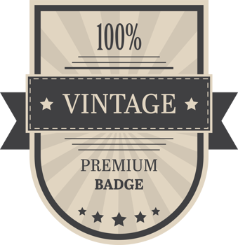Vintage labels clipart design illustration png