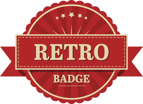 Vintage labels clipart design illustration png