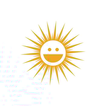 Sun Vector illustration Icon Logo Template design