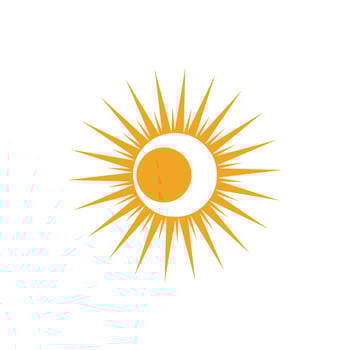 Sun Vector illustration Icon Logo Template design