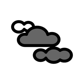 Illustration Vector Graphic of Cloudy Icon
