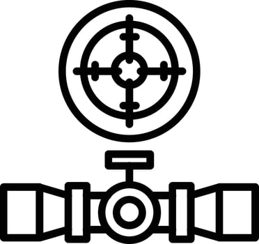 Scope  Vector Line Icon