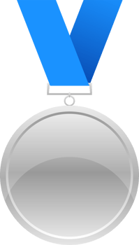 Winner medal clipart design illustration png