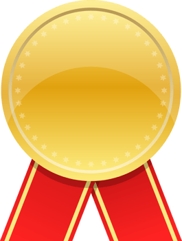 Winner medal clipart design illustration png
