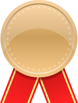Winner medal clipart design illustration png