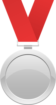 Winner medal clipart design illustration png