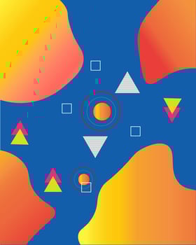 fluid background with a mix of contrasting colors vector