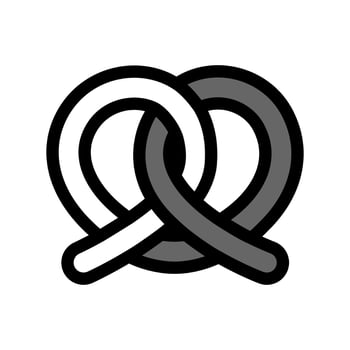 Illustration Vector Graphic of Pretzel Icon