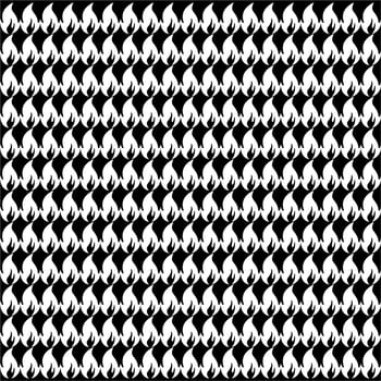 Fire Motifs Pattern for Decoration, Ornate or Graphic Design Element. Vector Illustration