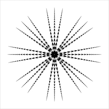 Circle Shape from fire shape Icon for decoration, ornate or graphic design element. vector illustration
