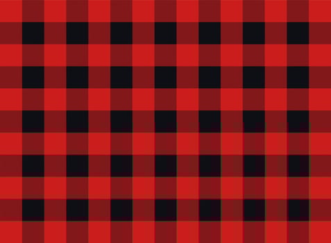 Vector plaid seamless pattern design red and black lumberjack buffalo