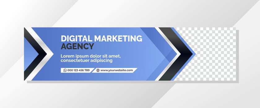 Digital Marketing Banner Template vector