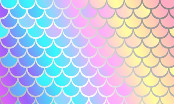 Abstract holographic scales background. Vector stock illustration.