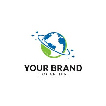 NATURE WORLD LOGO DESIGN vector
