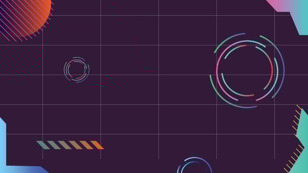 Neon Colour Geometric Abstract Background vector