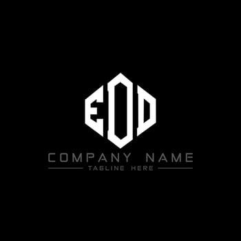 EDD letter logo design with polygon shape. EDD polygon and cube shape logo design. EDD hexagon vector logo template white and black colors. EDD monogram, business and real estate logo.