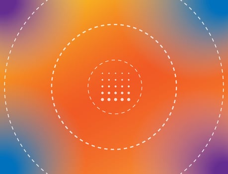 Abstract background with gradient colors of orange, yellow, purple, blue vector