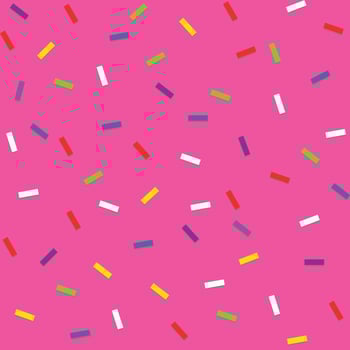 Topping on strawberry dessert seamless background vector illustration pattern