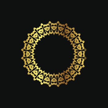 luxury vintage frame for logo, wedding, layout, banner, card vector