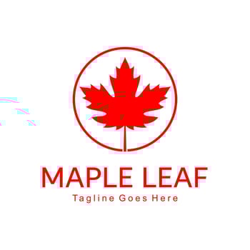 maple leaf logo vector