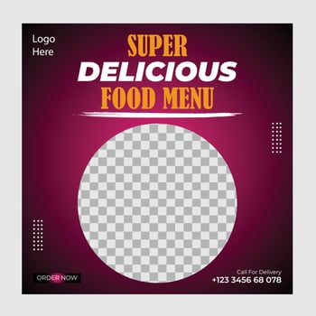 Social Media Poster Design vector