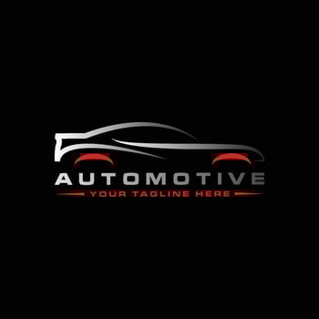 Template vector car wash logo, race car, automotive design - vector