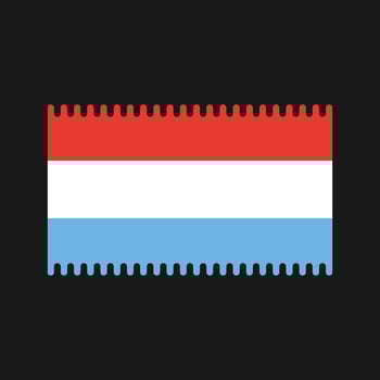 Luxembourg Flag Vector. National Flag vector