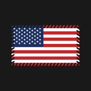 American Flag Vector. National Flag vector