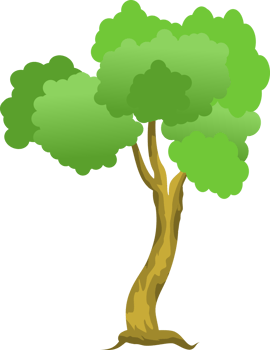 cartoon tree, green tree png
