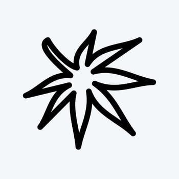Icon Japanese Maple. suitable for Japanese symbol. line style. simple design editable. design template vector. simple illustration vector