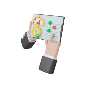 3d rendering admin panel isolated. useful for development and web design illustration png