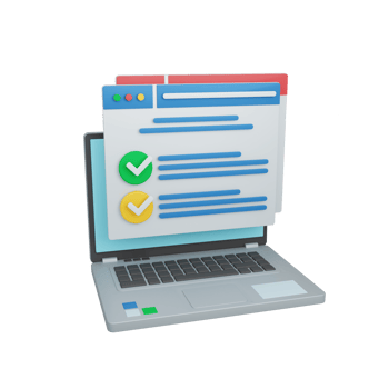 3d rendering test feature isolated. useful for development and web design illustration png
