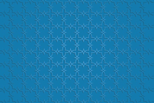 Flat arabic pattern background design vector