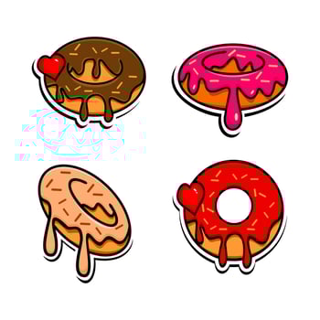 DONUTS CUTE VECTOR