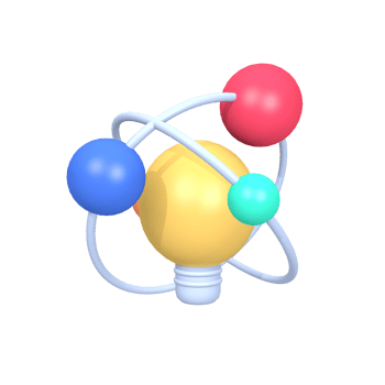 3d business idea generation icon png
