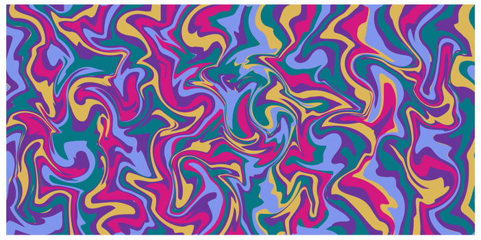 Colored bright colorful background in marble style. Alcoholic ink. Vector stock illustration. 2000s. Hippie