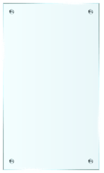 Transparent glass plate clip art png