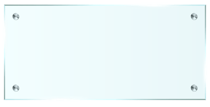 Transparent glass plate clip art png