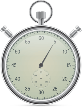 Vintage stopwatch vector illustration isolated on white background png
