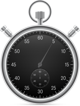 Vintage stopwatch vector illustration isolated on white background png